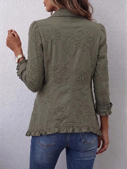 Veste Femme Chic Plissé
